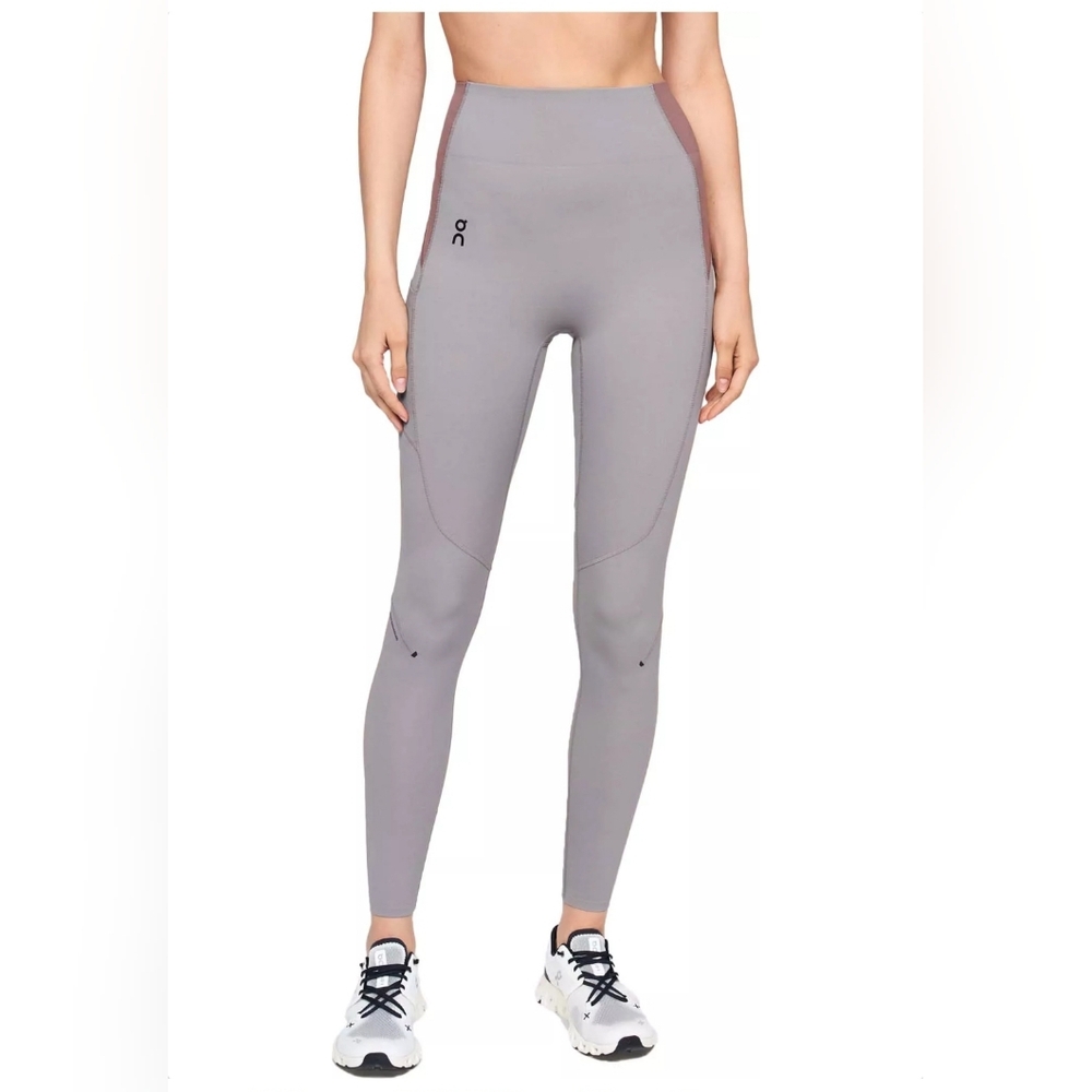 On Running Movement Long Tights Zinc Grape Purple NWT Leggings XL